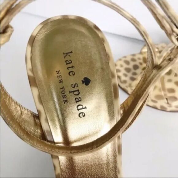 Kate Spade Vero-Ocelot Giraffe Print Wedges - Picture 8 of 15